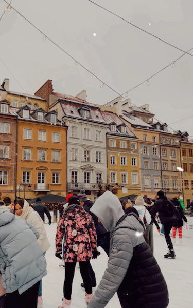 Ice skating