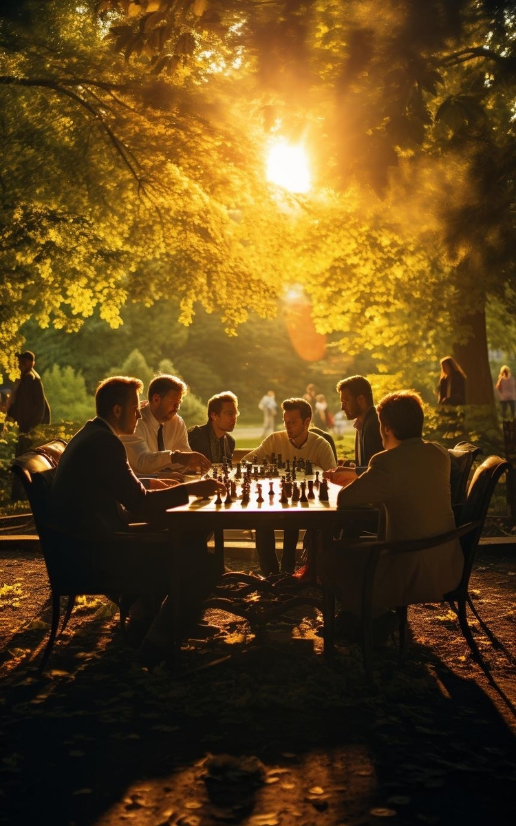 Chess Tournament at a Local Park