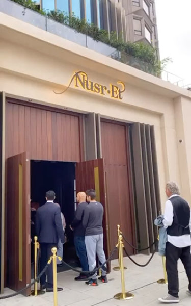 Lunch at Nusr-Et Steakhouse