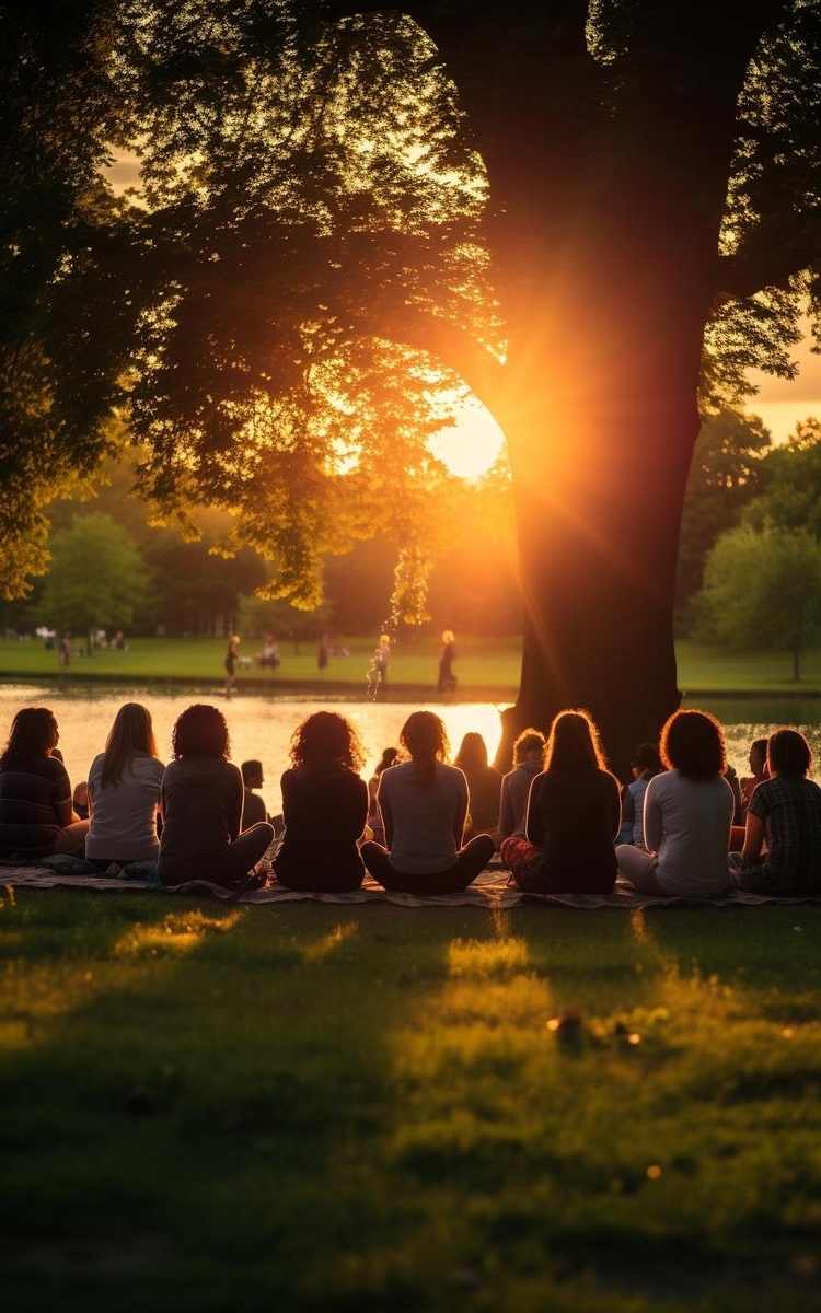 Sunset Yoga at the Park