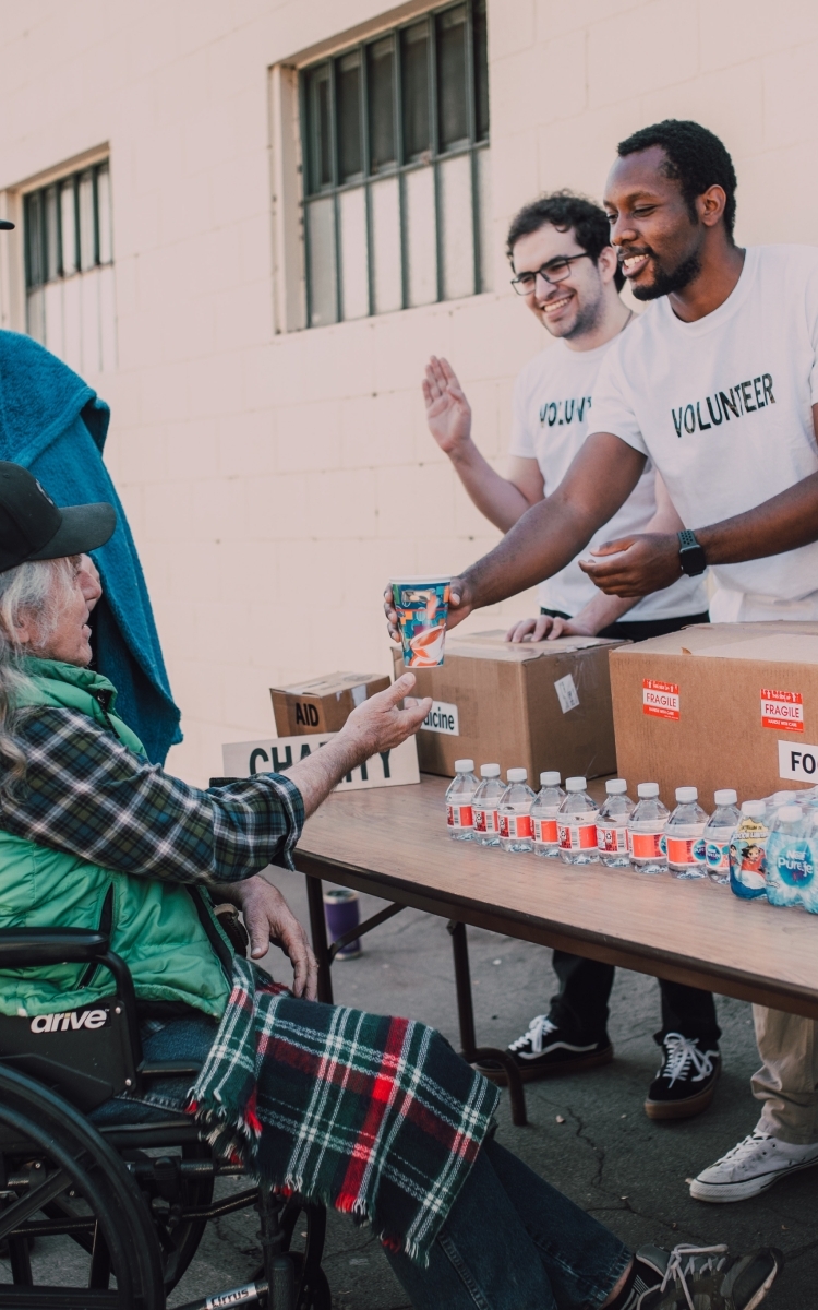 Volunteer at a shelter or nursing home