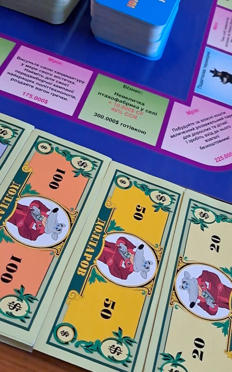 Фінансова тренінг-гра “Cashflow”