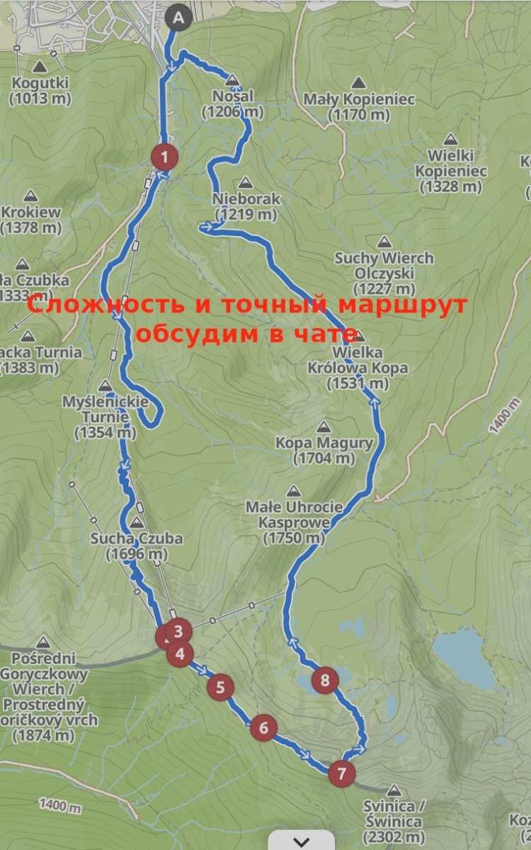 Нетривиальный хайкинг - Kasprowy Wierch