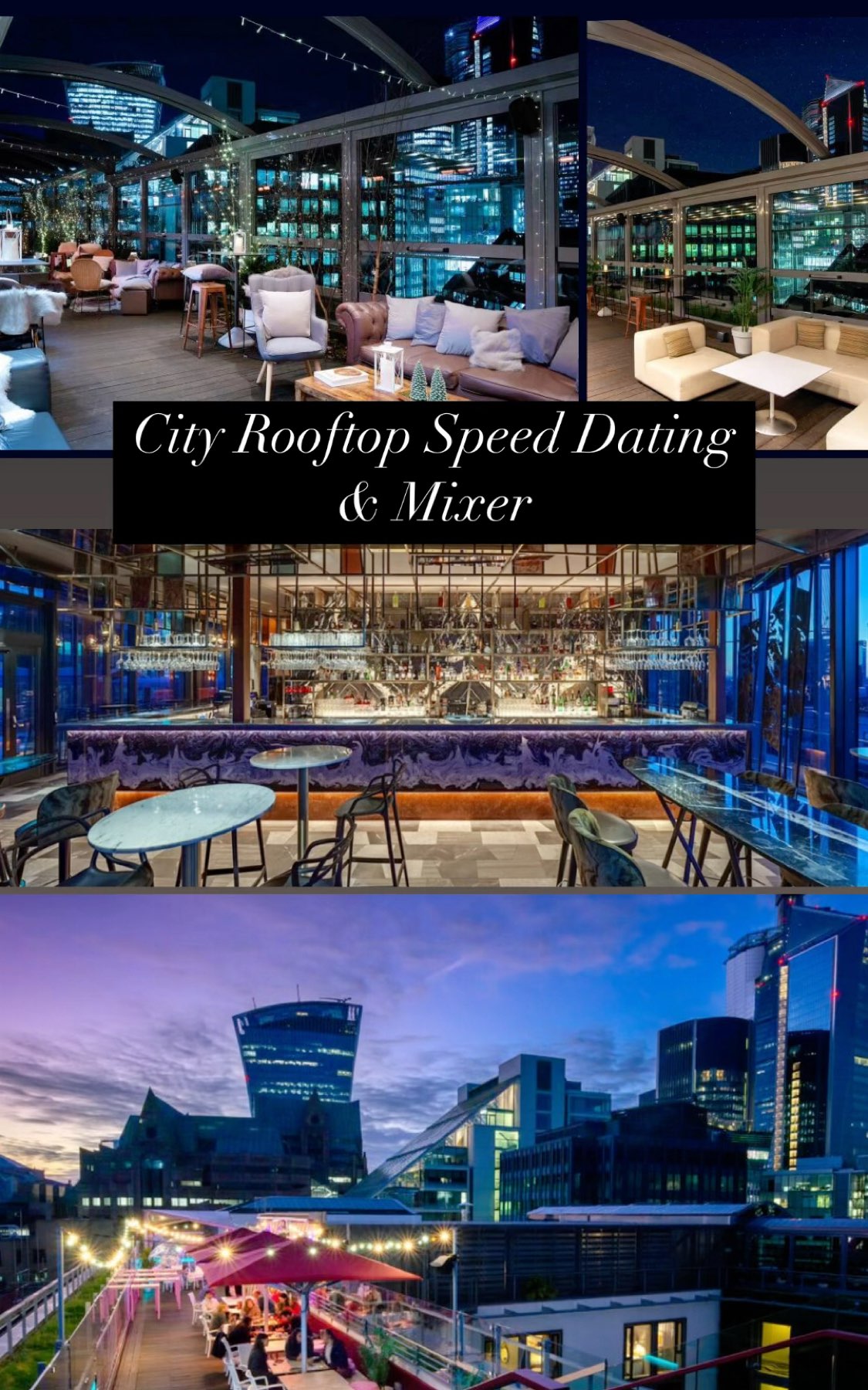 Rooftop Speed Dating & Mixer at Savage Garden