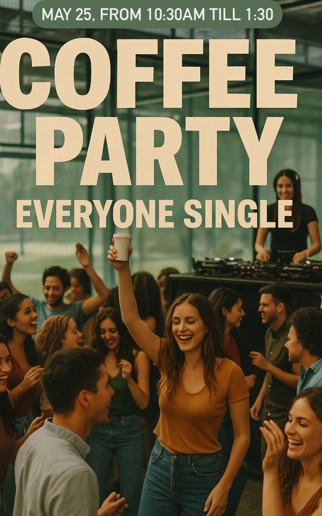 Coffee party for singles