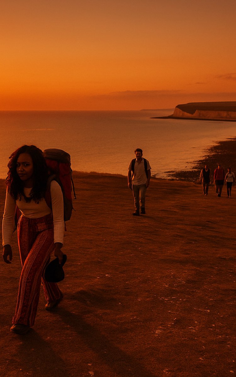 SUNSET Seven Sisters Social Sea hike....Sleep well