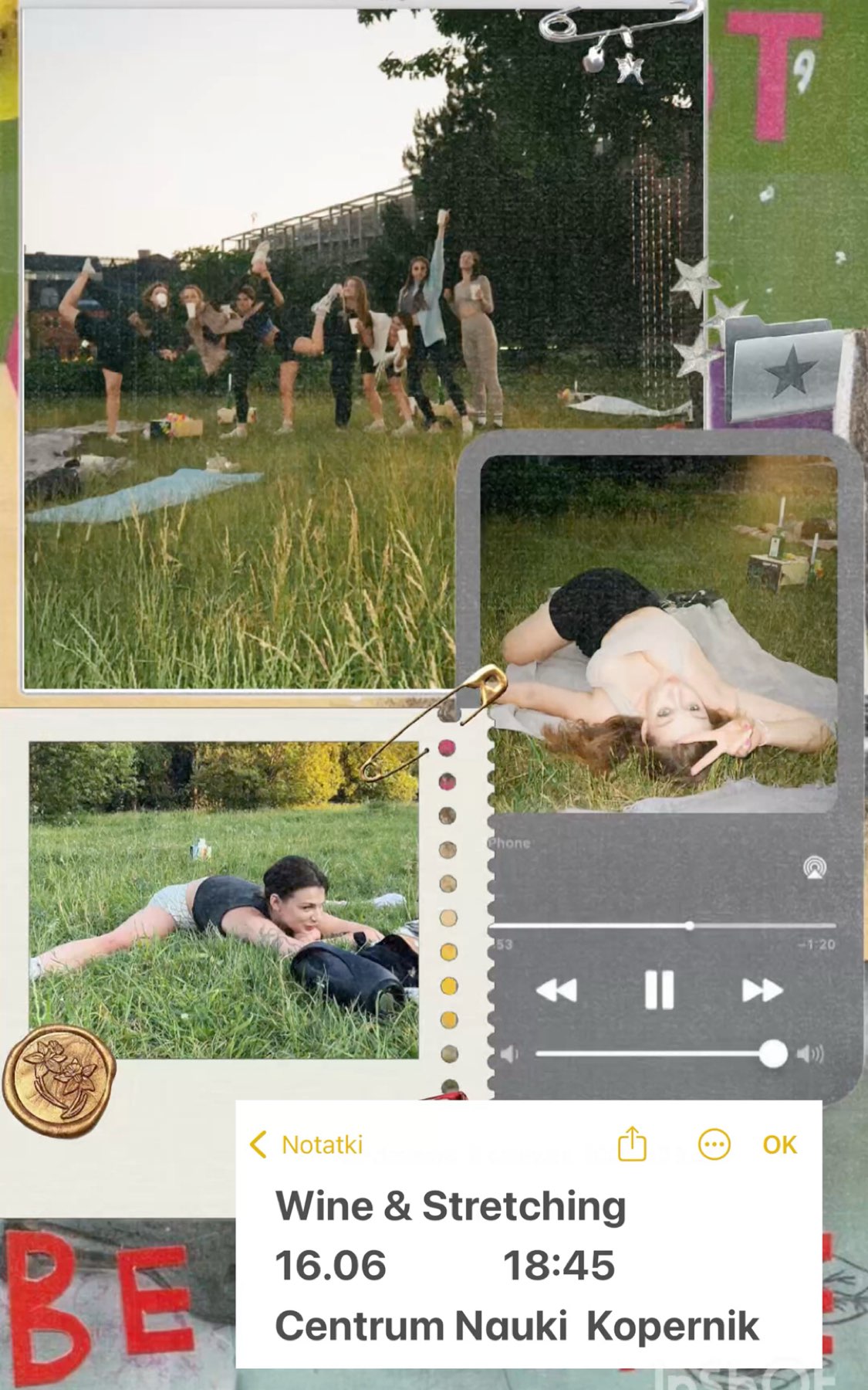 Wine & Stretching