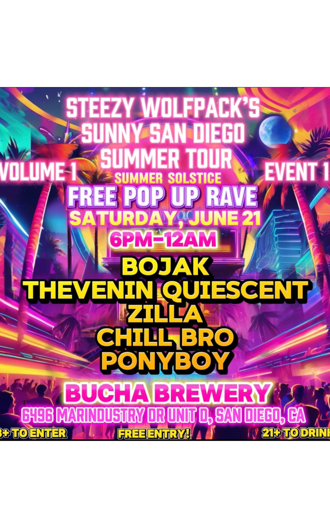 Bücha & the Beat: Free Pop Up Rave