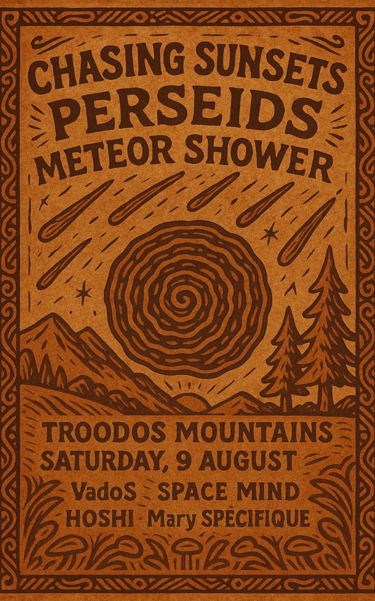 Perseids Meteor shower at Troodos