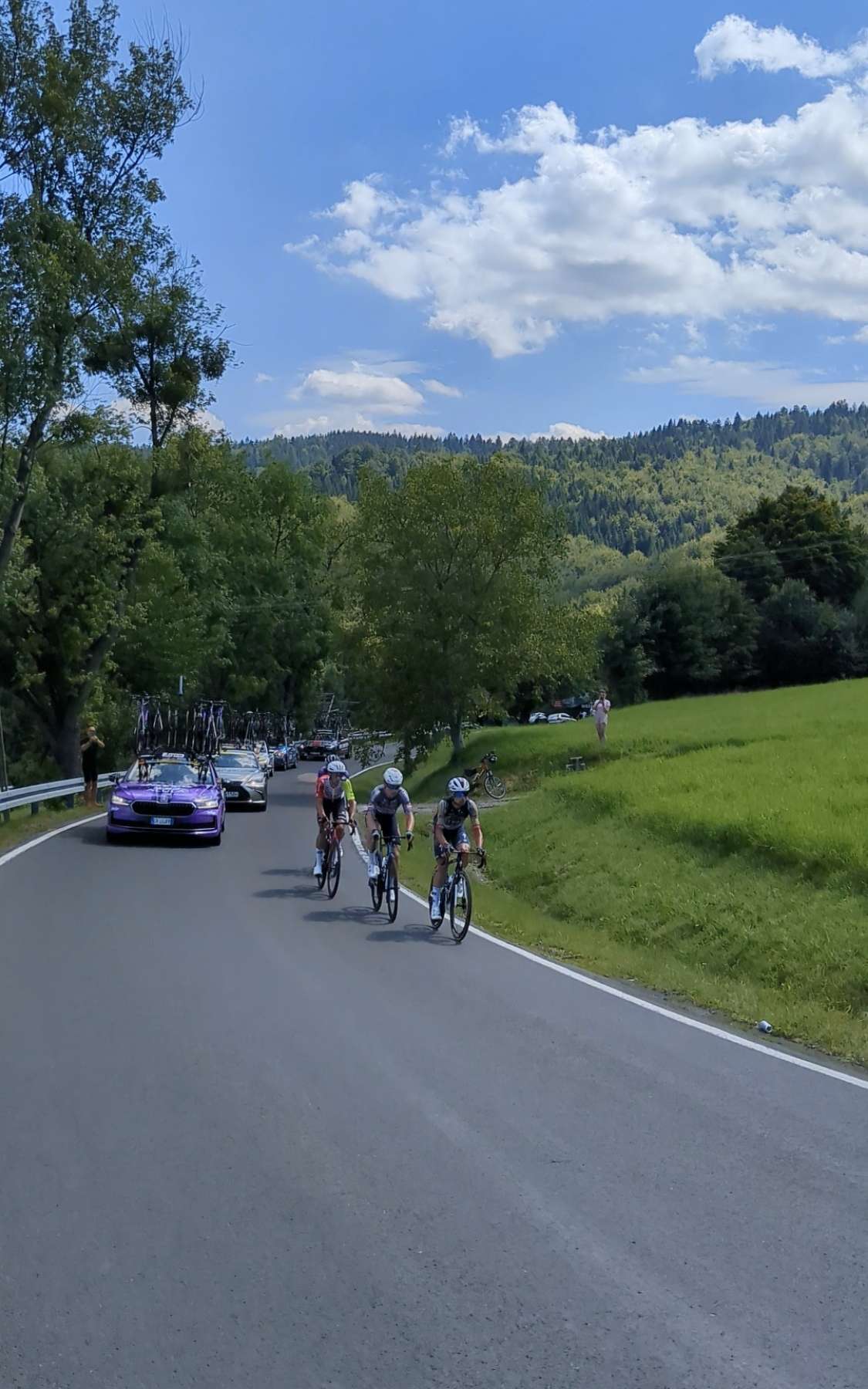 Проедем часть Tour de Pologne stage 5 до Закопан