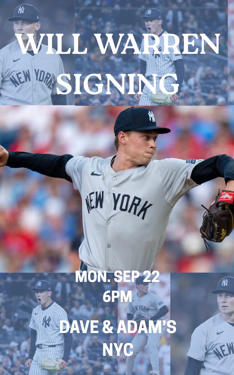 Will Warren Signing