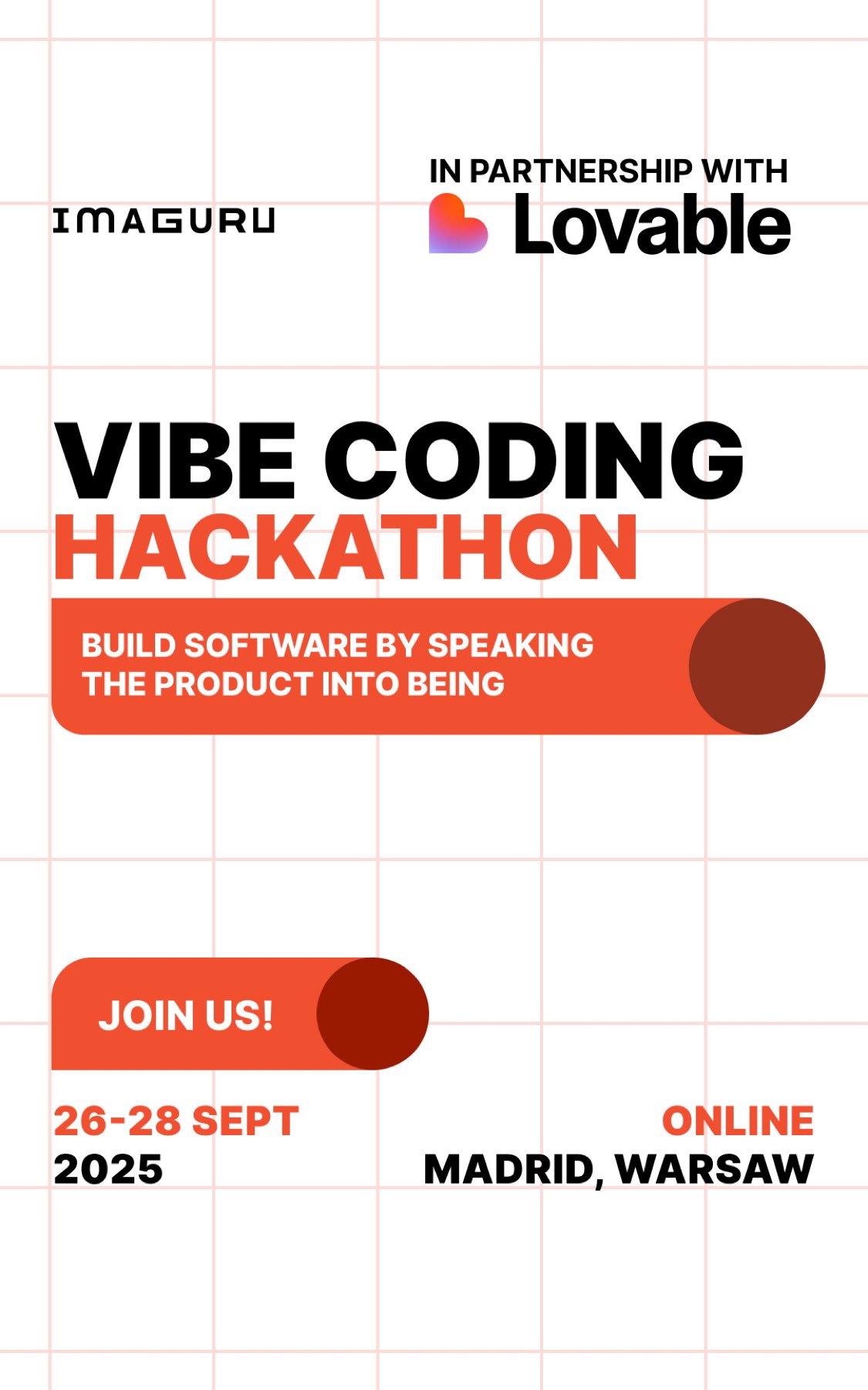 Imaguru Vibe Coding Hackathon with Lovable