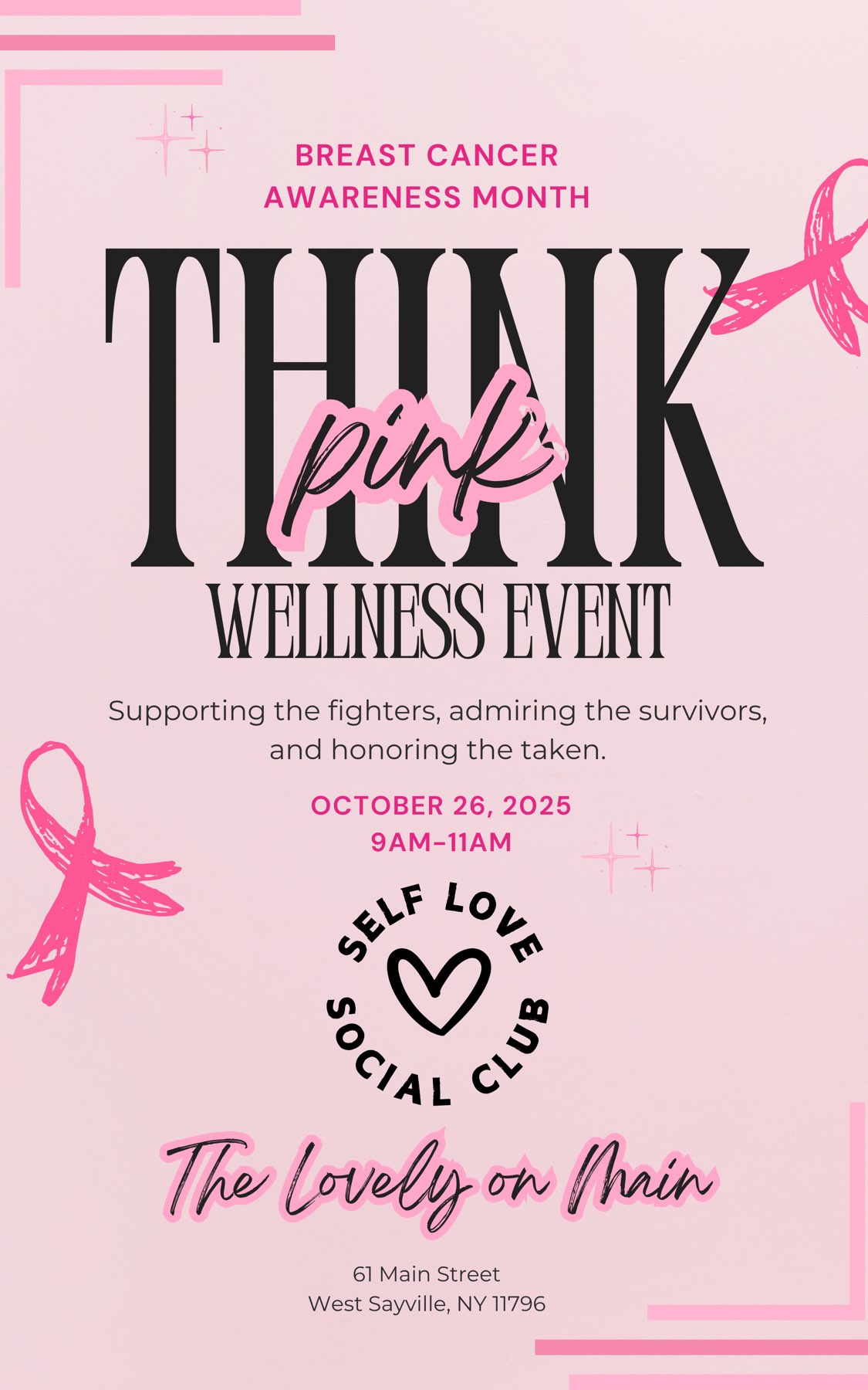 THINK PINK WELLNESS EVENT
