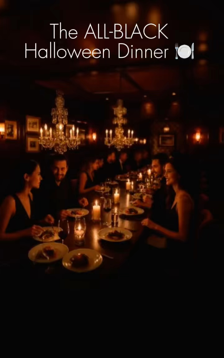 ALL BLACK - Halloween Dinner at The Aubrey