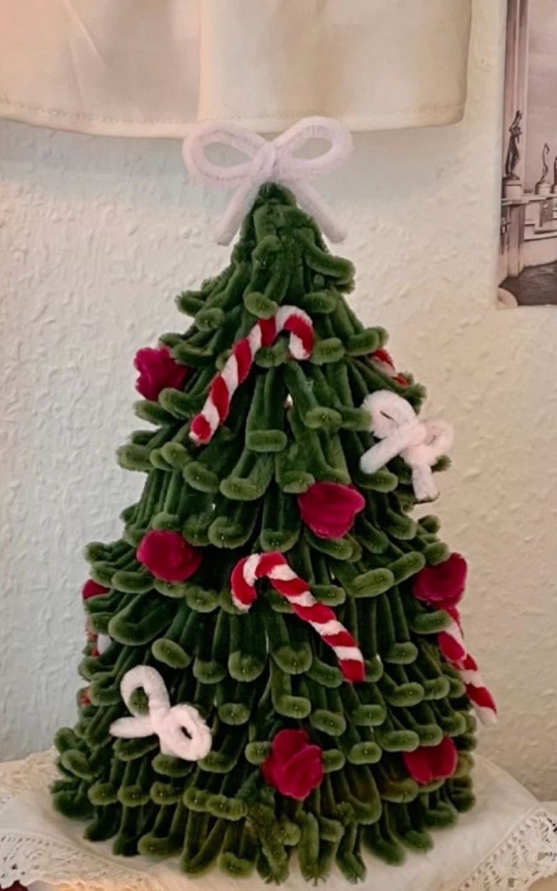 ёлочка своими руками 🎄из синельной проволоки