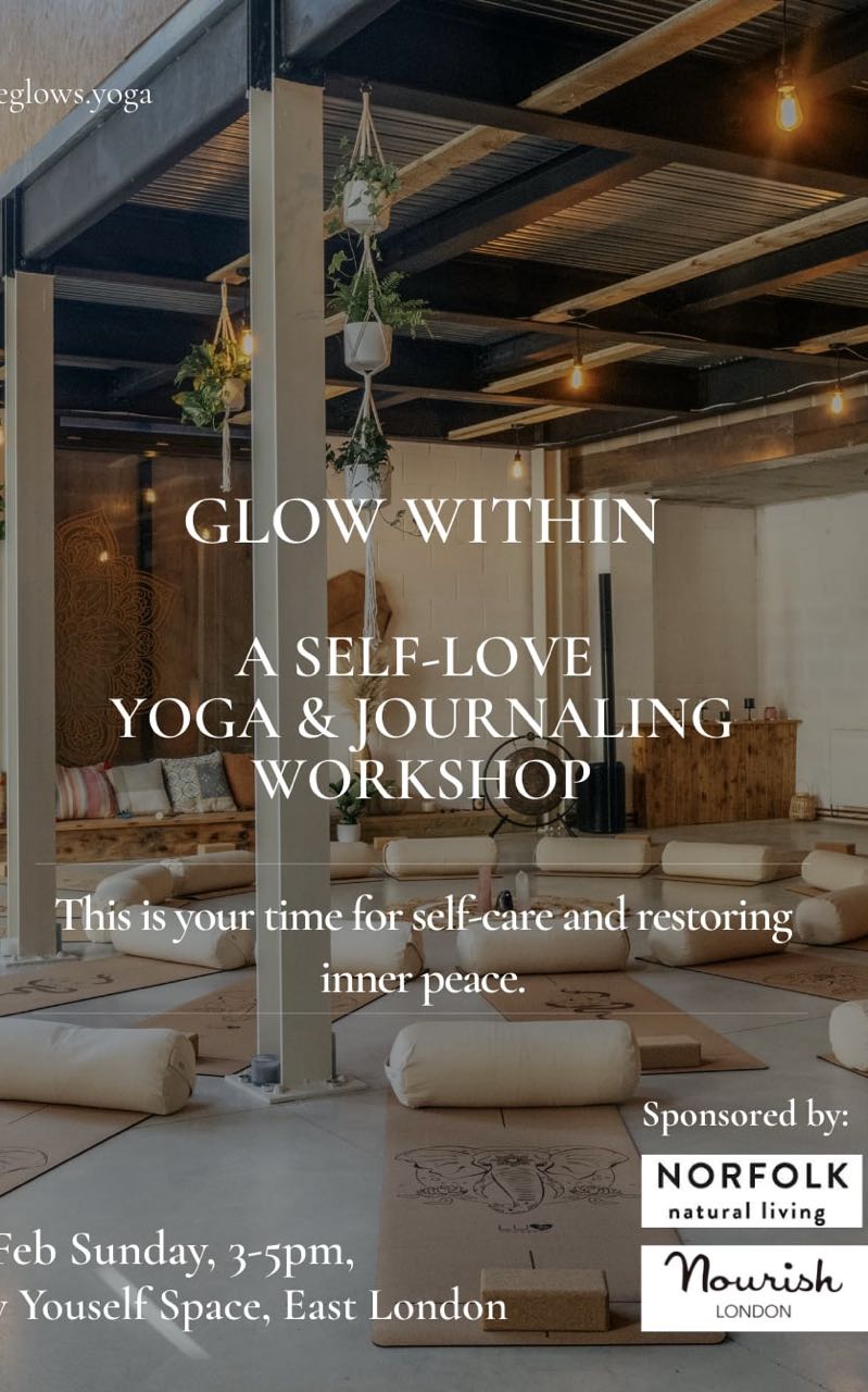 ✨ A self-love yoga & journaling workshop ✨