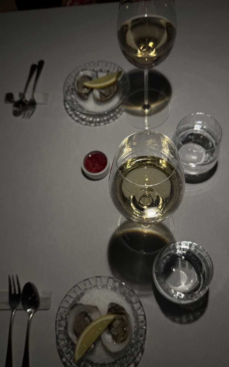 The style of white wines degustation