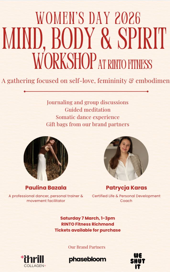 Women’s Day Event: Mind, Body, Spirit Workshop
