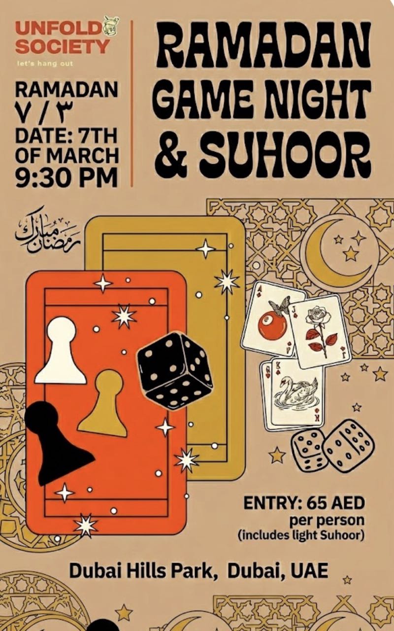 Game night & suhoor🌙