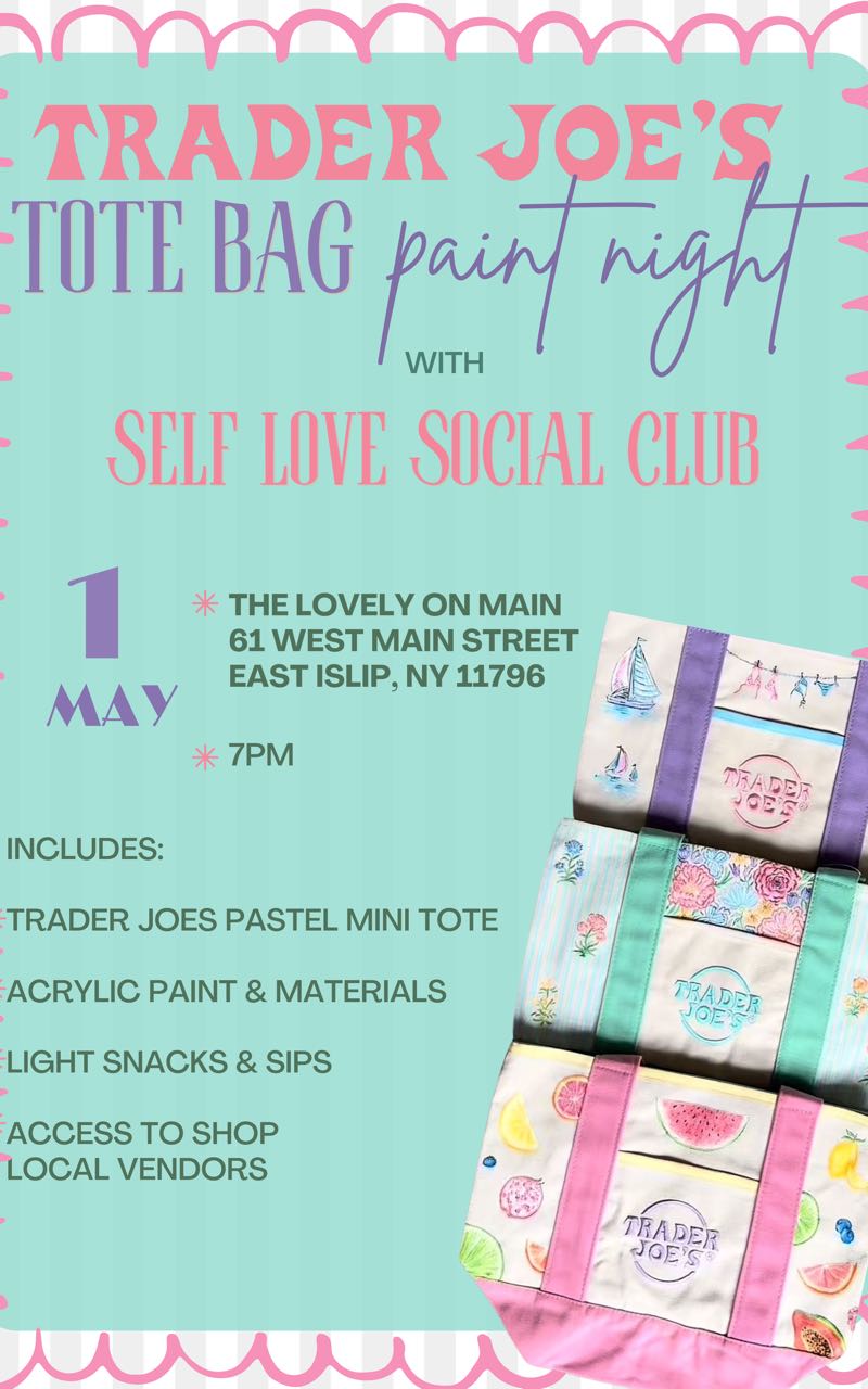 Trader Joe’s Tote Bag Paint Night