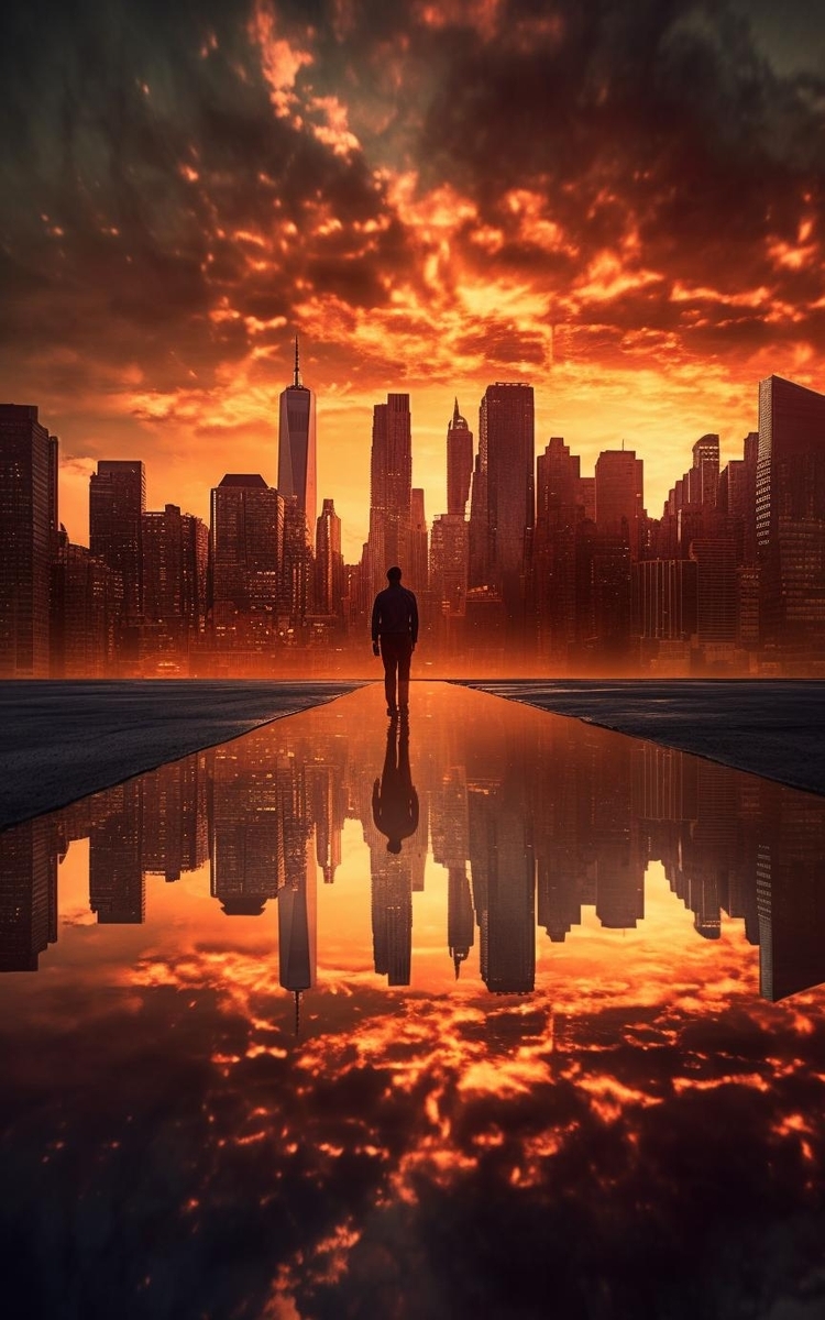 Party on a Rooftop Terrace