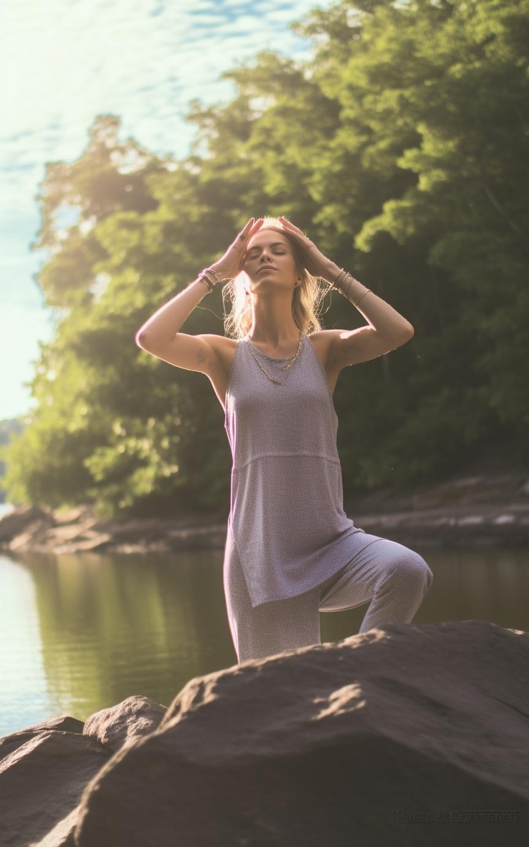 Sunset Yoga by the River